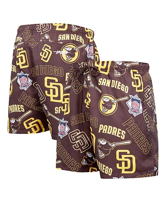 Pro Standard Men's Black San Diego Padres Toss Logo Woven Shorts