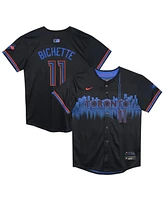 Nike Preschool Bo Bichette Navy Toronto Blue Jays 2024 City Connect Limited Player Jersey