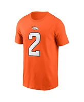 Nike Men's Patrick Surtain Ii Orange Denver Broncos Name Number T-Shirt