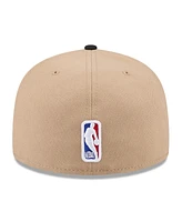 New Era Men's Tan/Black Orlando Magic 2024 Nba Draft 59FIFTY Hat