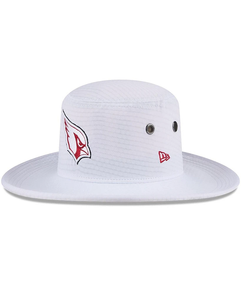 New Era Men's White Arizona Cardinals 2024 Nfl Training Camp Panama Bucket Hat