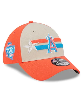 New Era Men's Cream Los Angeles Angels 2024 Mlb All-Star Game 39THIRTY Flex Hat