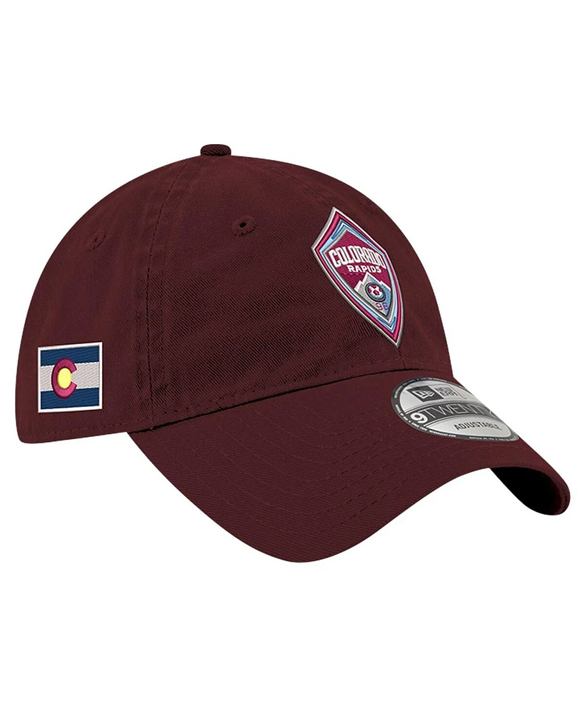 New Era Men's Burgundy Colorado Rapids 2024 Jersey Hook 9TWENTY Adjustable Hat