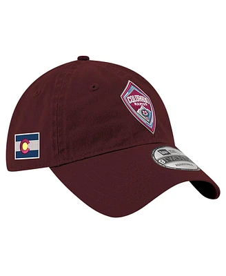 New Era Men's Burgundy Colorado Rapids 2024 Jersey Hook 9TWENTY Adjustable Hat