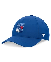 Fanatics Men's Blue New York Rangers Domestic 3D Patch Adjustable Hat