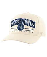 '47 Brand Men's Cream Minnesota Timberwolves Roscoe Hitch Adjustable Hat