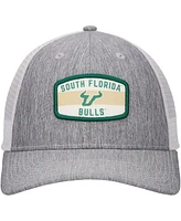 Ahead Men's Heather Charcoal South Florida Bulls Brant Trucker Adjustable Hat