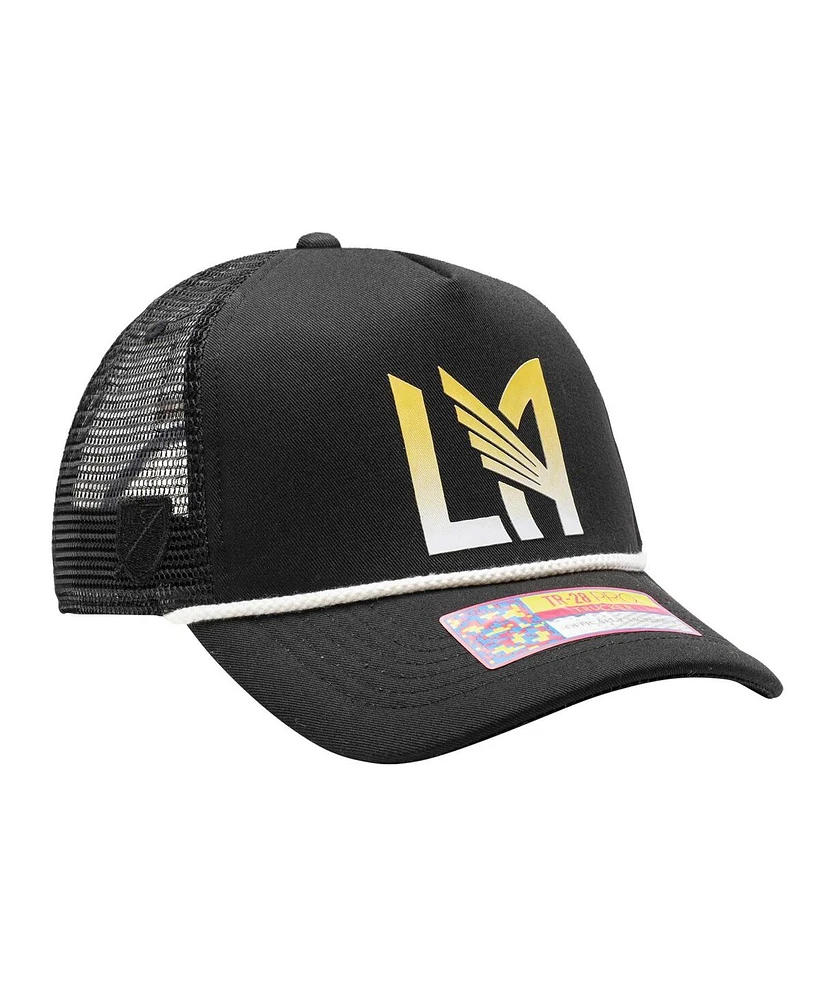 Fan Ink Men's Black Lafc Atmosphere Trucker Adjustable Hat