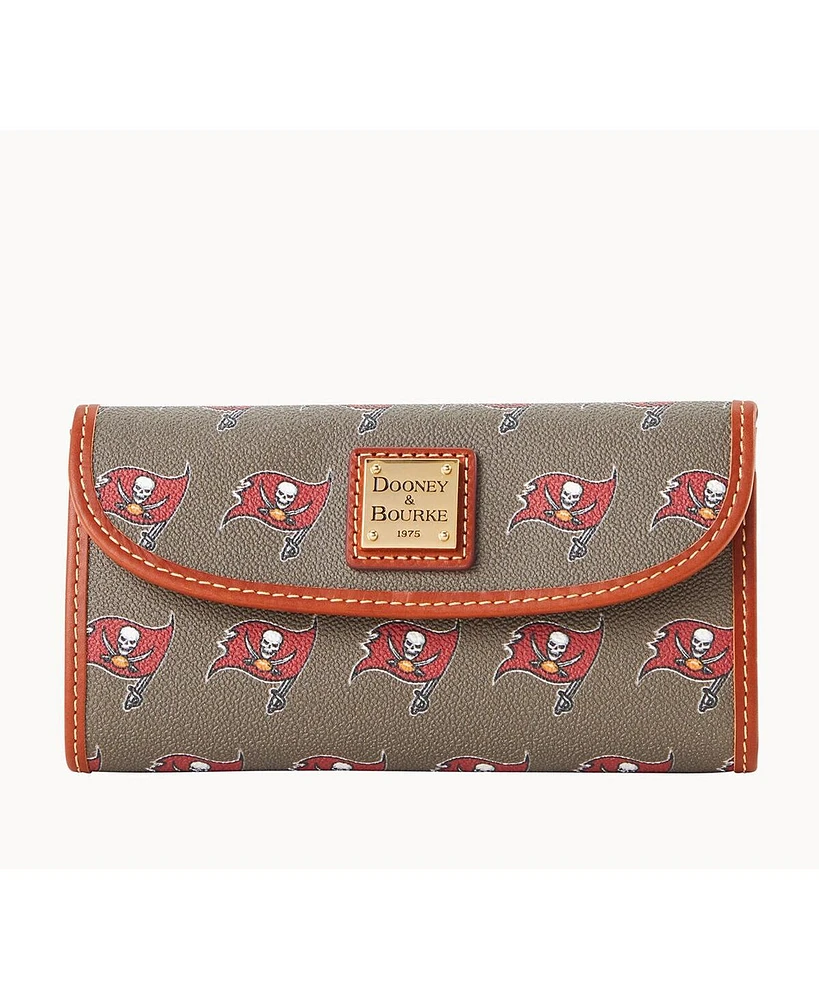 Dooney & Bourke Women's Tampa Bay Buccaneers Team Color Continental Clutch