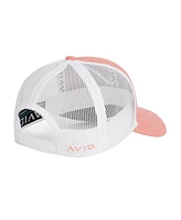 Avid Sportswear Men's Coral/White LayDay Trucker AVIDry Adjustable Hat