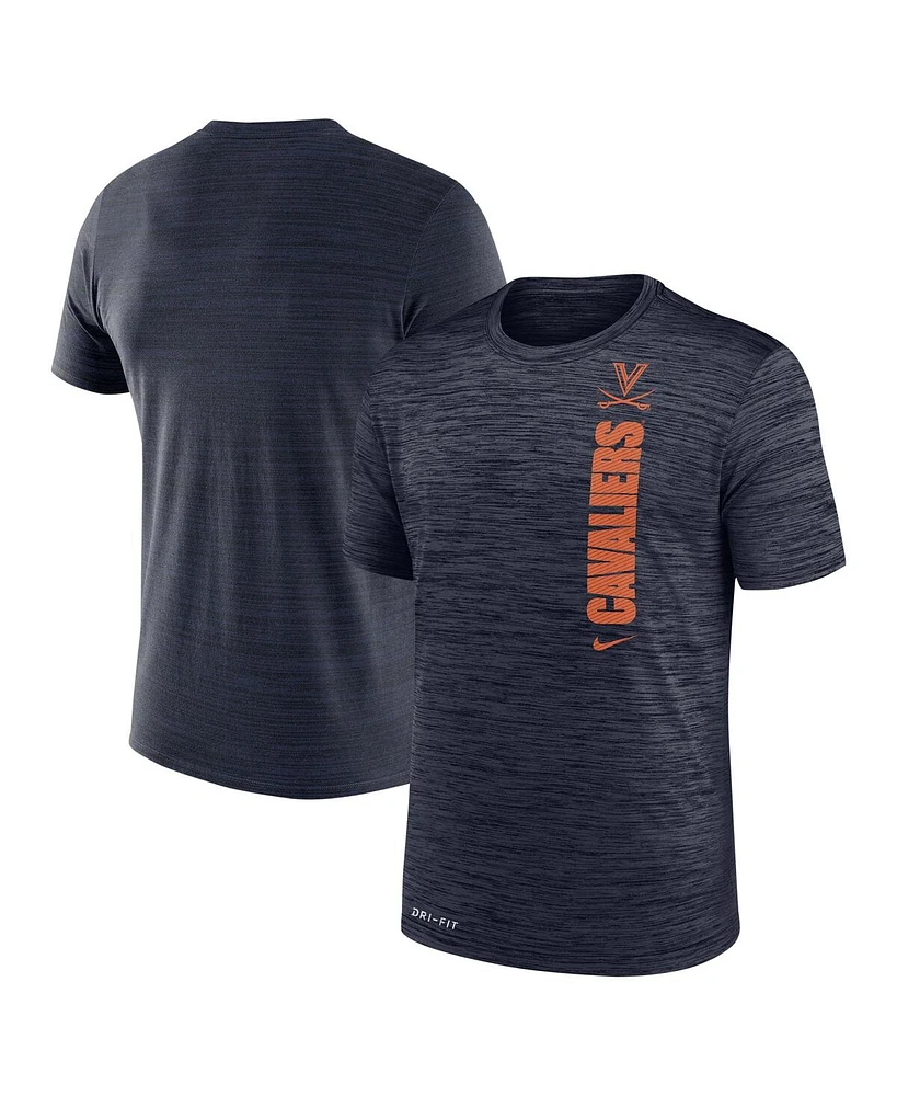 Nike Men's Navy Virginia Cavaliers 2024 Sideline Velocity Legend Performance T-Shirt