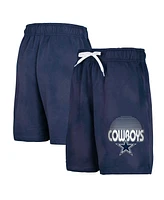 Outerstuff Big Boys and Girls Navy Dallas Cowboys Sun Bleached French Terry Shorts