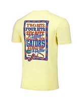 Image One Men's and Women's Yellow Florida Gators Hyper Local Two Bits Twenty-Three T-Shirt