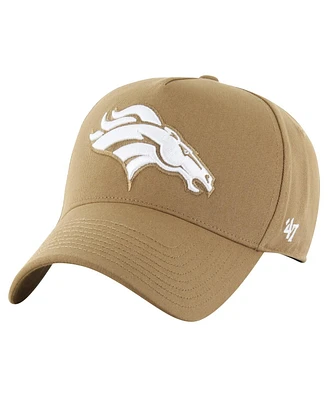 '47 Brand Men's Tan Denver Broncos Ballpark Mvp Adjustable Hat