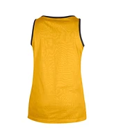 New Era Men's Gold San Diego Padres Jersey Ringer Tank Top