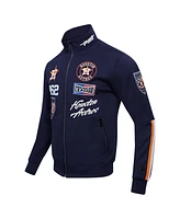 Pro Standard Men's Navy Houston Astros Fast Lane Full-Zip Track Jacket