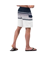 G-iii Sports by Carl Banks Men's Navy/White Detroit Tigers Jump Shot Volley Board Shorts