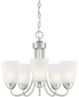 Designers Fountain Malone 20" Metal 5 Light Chandelier