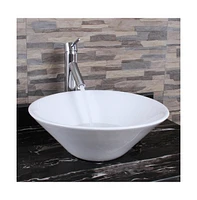 Stylish Ceramic Above-Counter Bathroom Sink