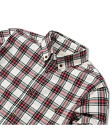 Hope & Henry Men's Organic Cotton Long Sleeve Stretch Poplin Button Down Shirt