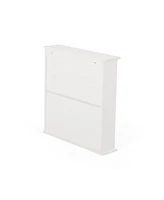 Streamdale Furniture Modern Faux Wood Medicine Cabinet With Shelving