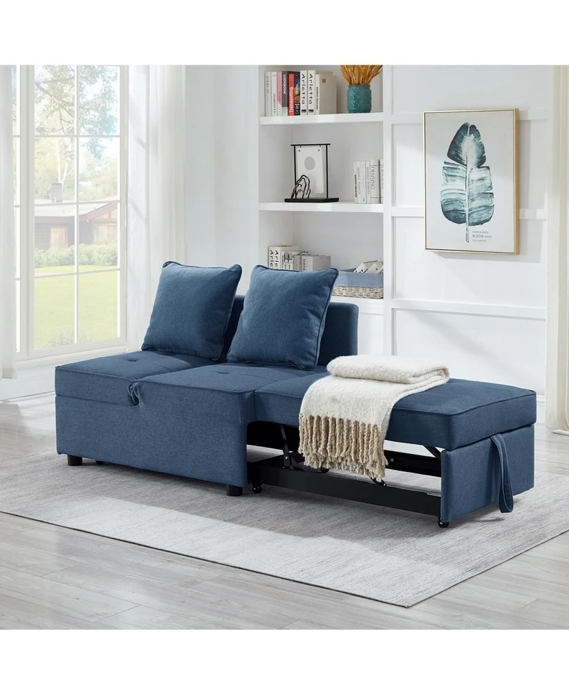 Simplie Fun 4-in-1 Sofa Bed: Recliner, Couch, Sleeper, Loveseat