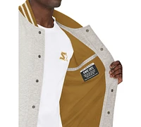 Starter Men's Heavyweight Fleece Varsity Jacket