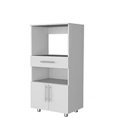 Fm Furniture Corsica Pantry Cabinet Microwave Stand