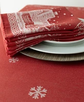 Benson Mills Holiday Wonderland Jacquard Napkin, Set of 4