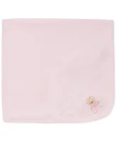 Little Me Baby Girls Sweet Bear Blanket