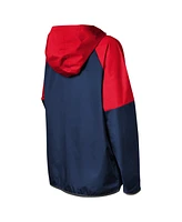 Outerstuff Big Boys and Girls Navy Usmnt Unstoppable Half-Zip Hoodie Jacket