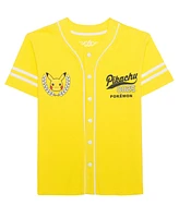 Pokemon Big Boys Baseball Graphic Tee Set