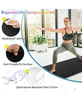 Durable Gym Mat for Home Workouts, Non-Slip Exercise Fitness and Yoga