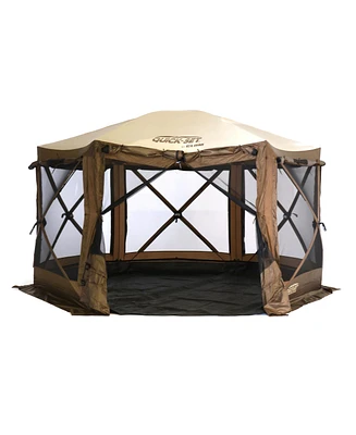 Clam Quick Set Pavilion Camper 12.5 x 12.5 Foot Outdoor Gazebo Canopy Shelter