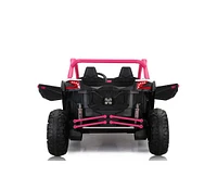 Streamdale Furniture 24V Kids Electric Ride-On Car with Bluetooth Music, Shock Absorbers, and Remote Control