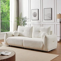 Lambswool 2-Seater Sofa with Cushions