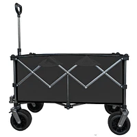 Collapsible Folding Wagon: Large Capacity, Removable Fabric, Compact Size