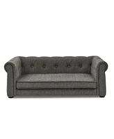 Streamdale Furniture Elevated Dog Sofa Bed for Medium & Large Dogs, Dark Grey