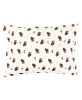 Hudson Baby Infant Boy Cotton Toddler Pillow Case, Wild Buffalo, One Size