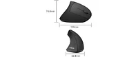 Anker 2.4G Wireless Vertical Ergonomic Optical Mouse, 800 / 1200 /1600DPI, 5 Buttons - Black