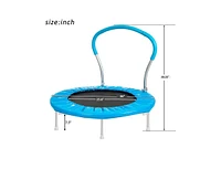 Simplie Fun 36" Trampoline with Handle: Stable, Safe, Durable, Fast Assembly