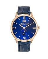Mathey Tissot Men's Edmond Blue Dial Watch - H1886QPBU
