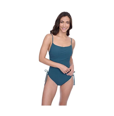 Profile by Gottex Women's Square Neck One Piece Swimsuit