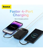 Baseus Portable Charger Power Bank,22.5W 10000mAh Fast Charging Phone Charger, Purple