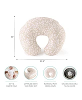 The Peanutshell Nursing Pillow for Breastfeeding, Breast Feeding Pillows for Babies, New Baby Essentials, Beige Botanical