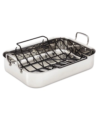 Anolon Tri-Ply Roaster with Roasting Rack