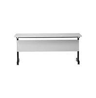 Emma+Oliver Hahn Heavy-Duty Flip Top Training Table With Nesting Design, Privacy Panel, T-Legs, Tabletop