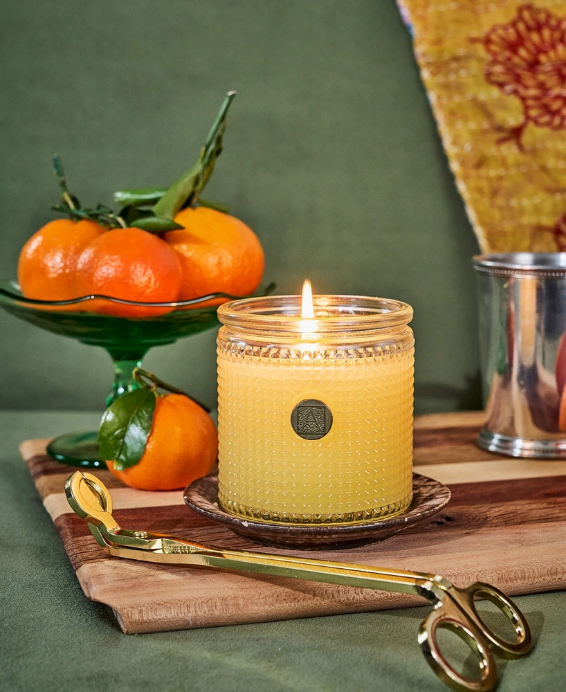 Aromatique Orange & Evergreen Textured Candle