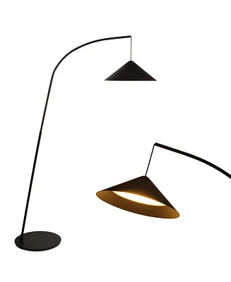 Brightech Devin 66" Modern Led Arc Floor Lamp with Weighted Base