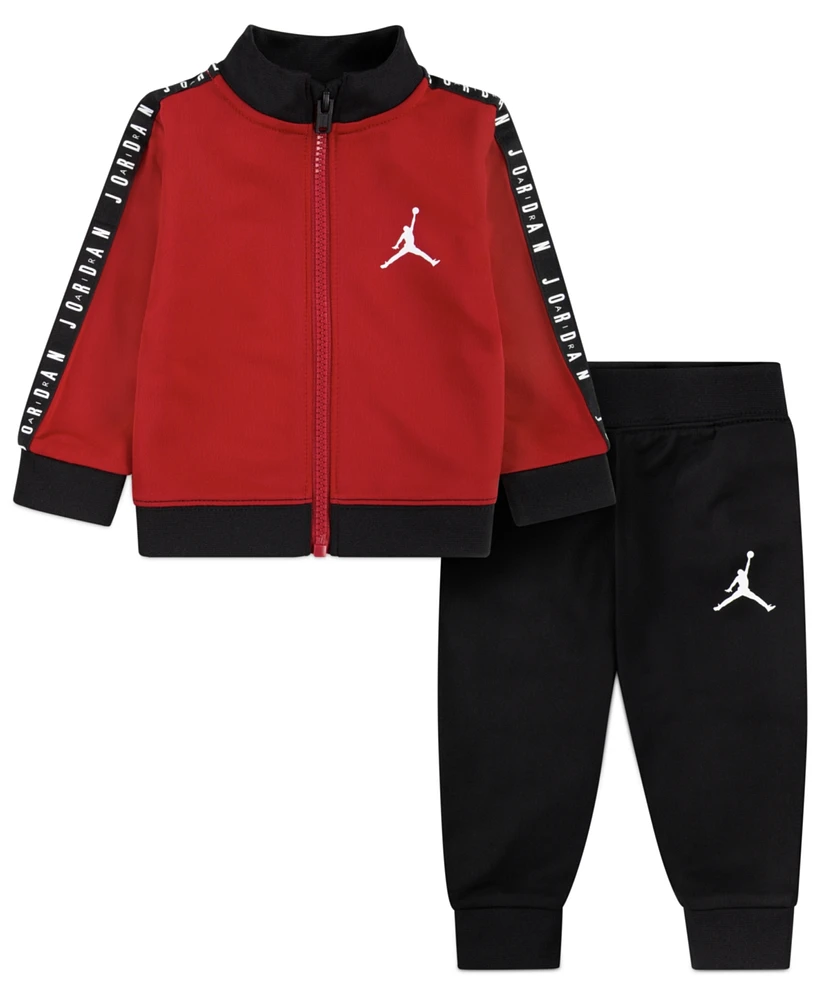 Jordan Baby Neutral 2-Piece Tricot Jacket and Pants Set